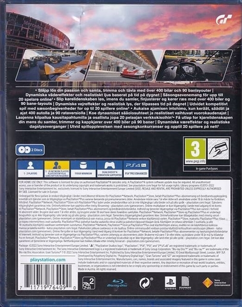 Gran Turismo 7 - PS4 (B Grade) (Genbrug)